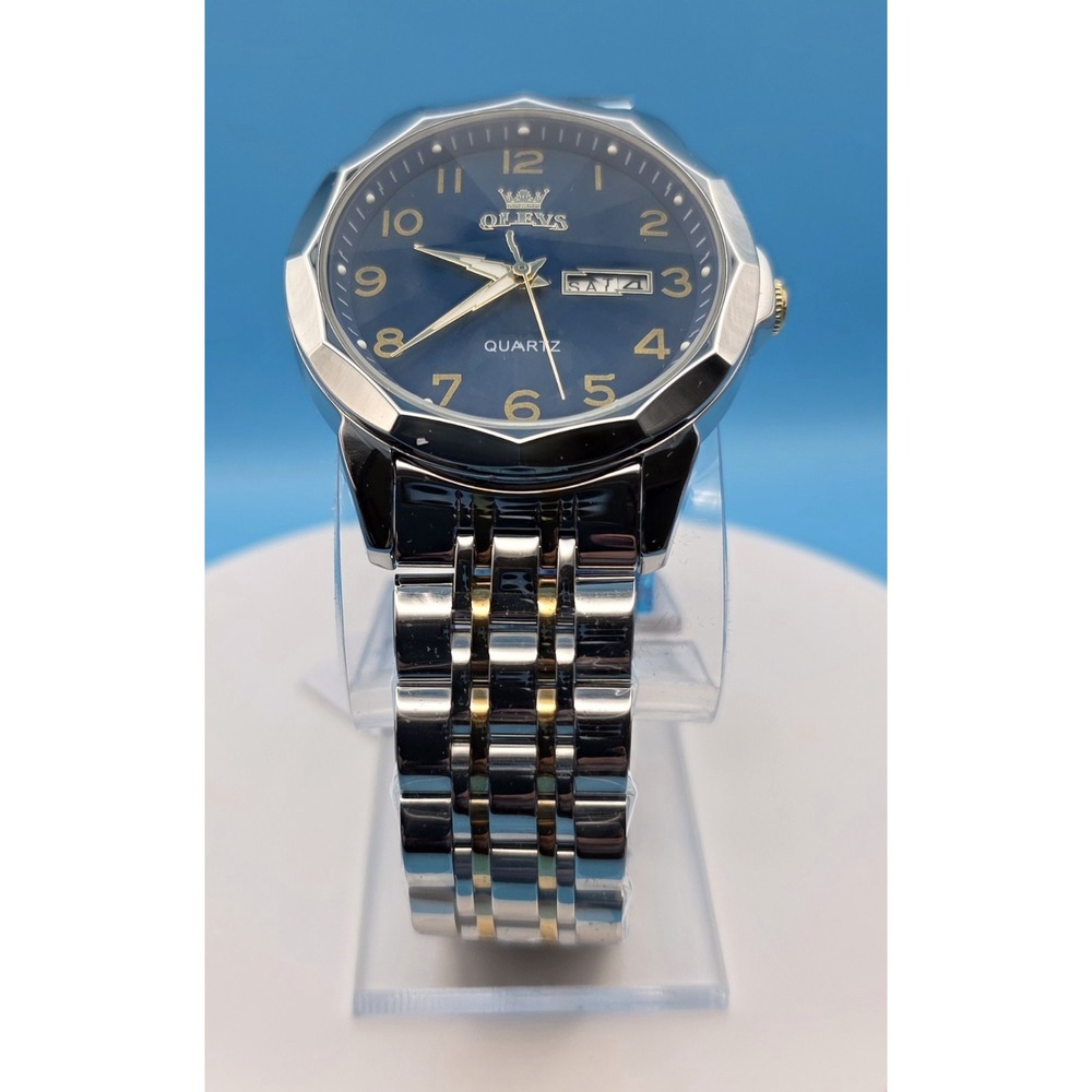 OLEVS‎ 9970 Watch Unisex Large Face Diamond Analog Waterproof To 30M #0193